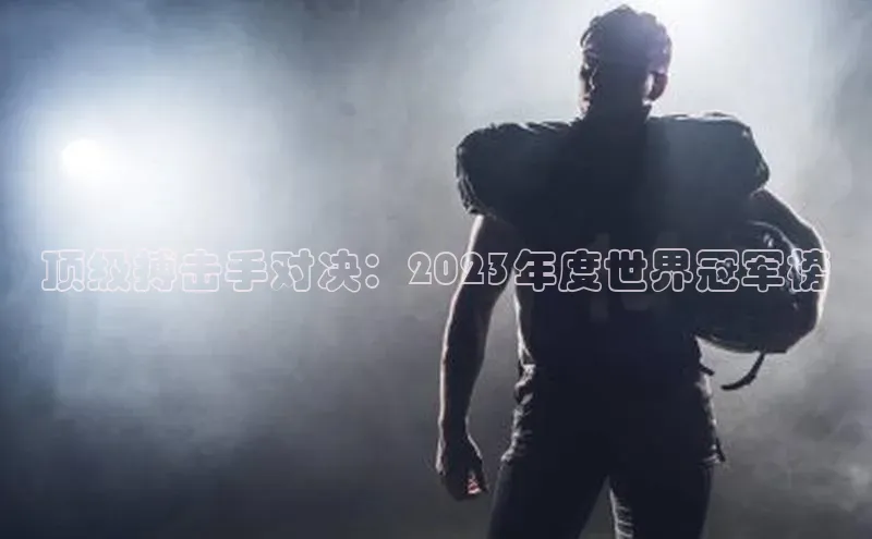 顶级搏击手对决：2023年度世界冠军榜